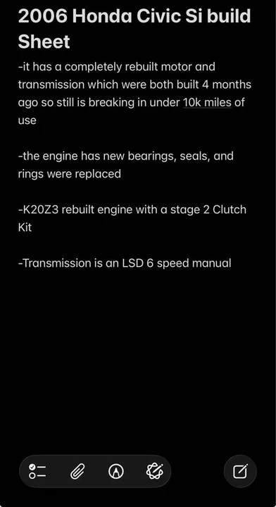 2006 Honda Civic Si 8th Gen - Image 16 of 16
