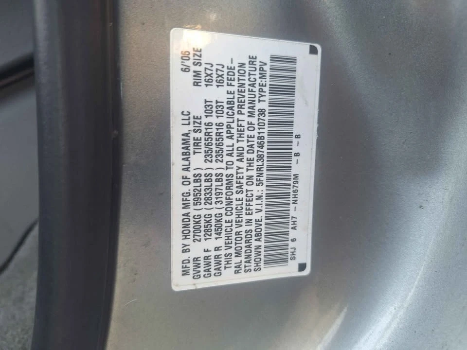 2006 Honda Odyssey - Image 15 of 18