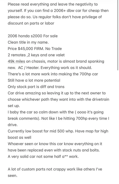 2006 Honda AP2 S2000 - Image 7 of 20