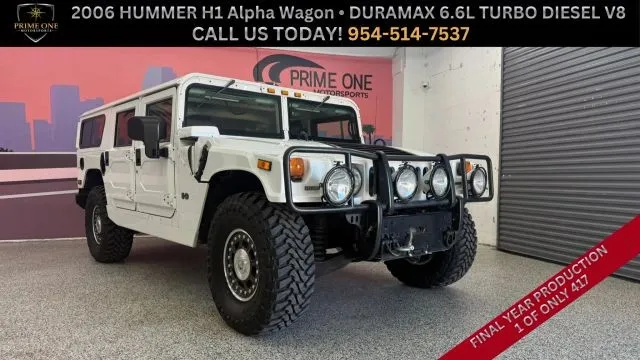 2006 Hummer H1 Alpha Wagon 4D