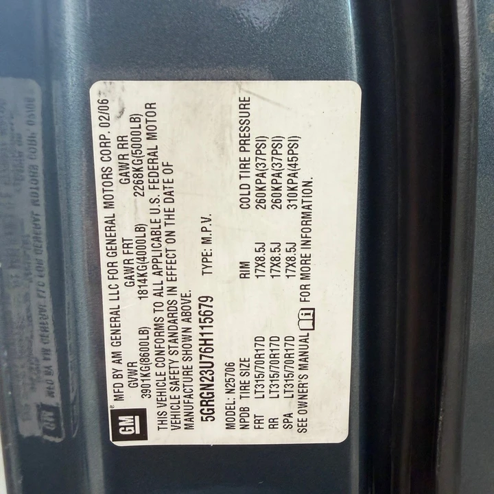 2006 Hummer Hummer H2 - Image 28 of 28