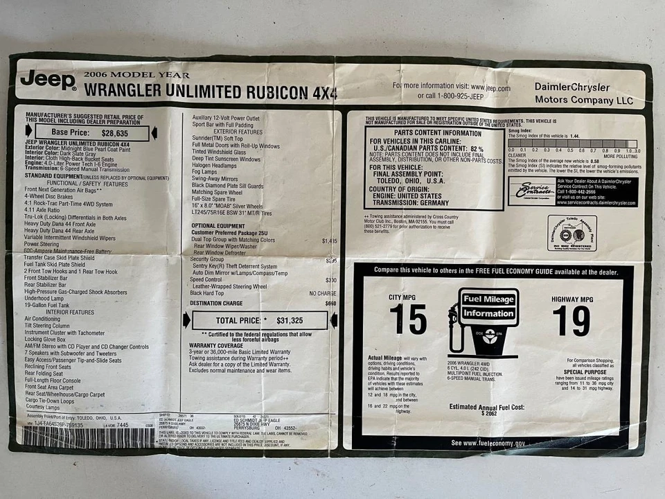 2006 Jeep TJ Wrangler - Image 21 of 24