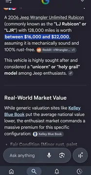 2006 Jeep Wrangler Rubicon X Sport Utility 2D