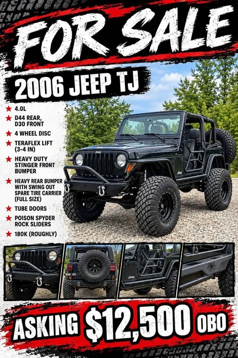 2006 Jeep TJ Wrangler - Image 6 of 6
