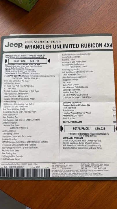 2006 Jeep TJ Wrangler - Image 20 of 20