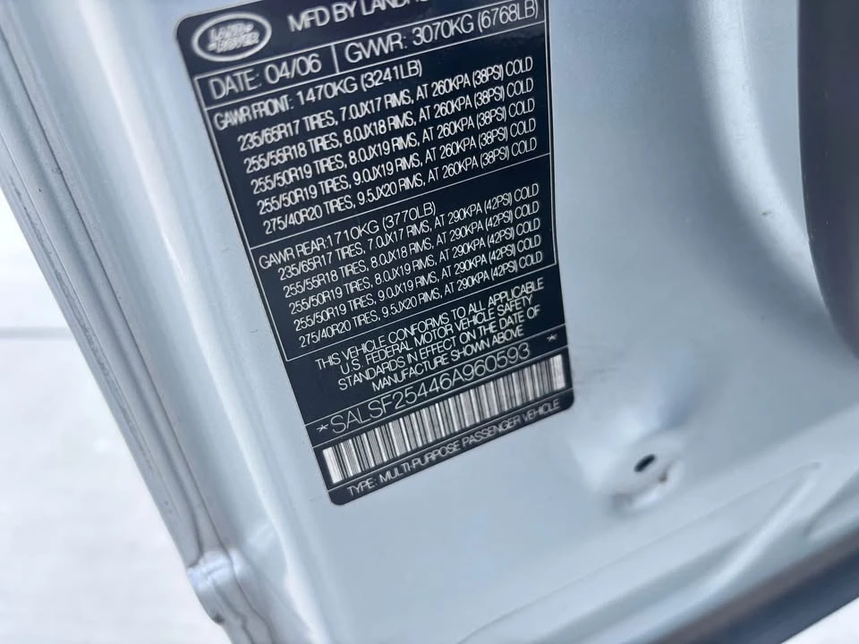 2006 Land Rover Range Rover L322 - Image 14 of 14
