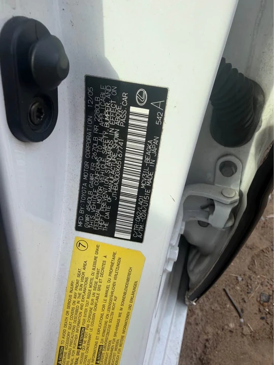 2006 Lexus ES 3rd Gen - Image 6 of 9
