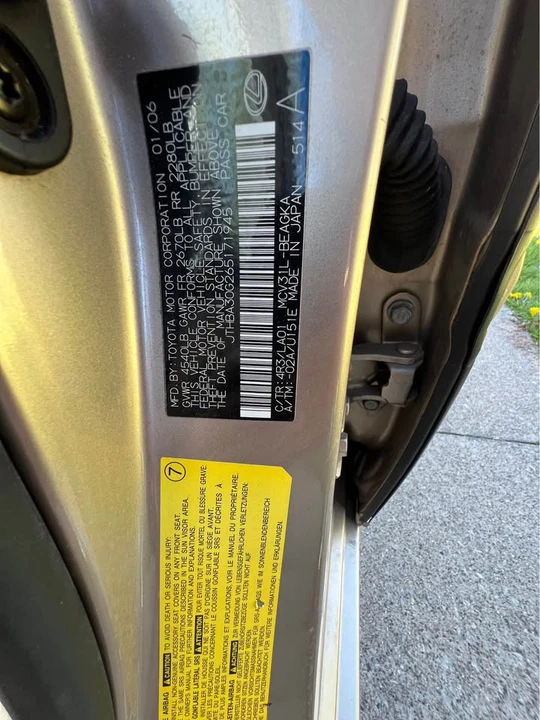 2006 Lexus ES 4th Gen - Image 17 of 18