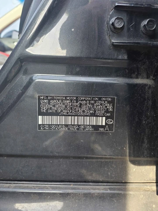 2006 Lexus ES 5th Gen - Image 7 of 7