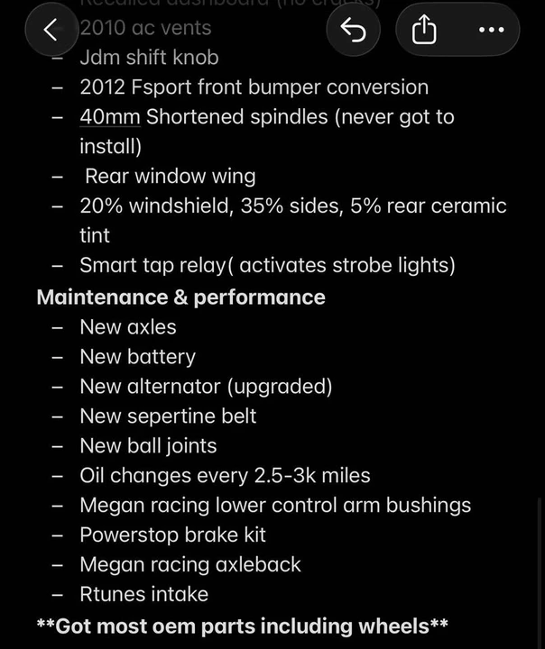 2006 Lexus IS 2nd Gen - Image 9 of 9
