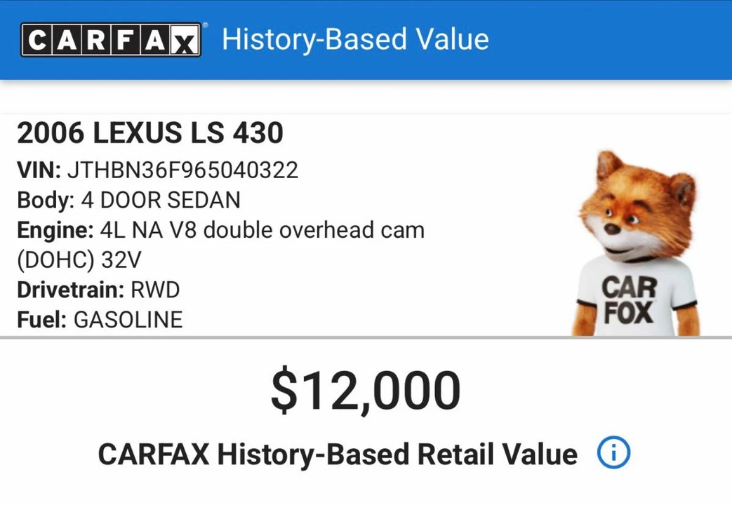 2006 Lexus LS 3rd Gen - Image 19 of 19