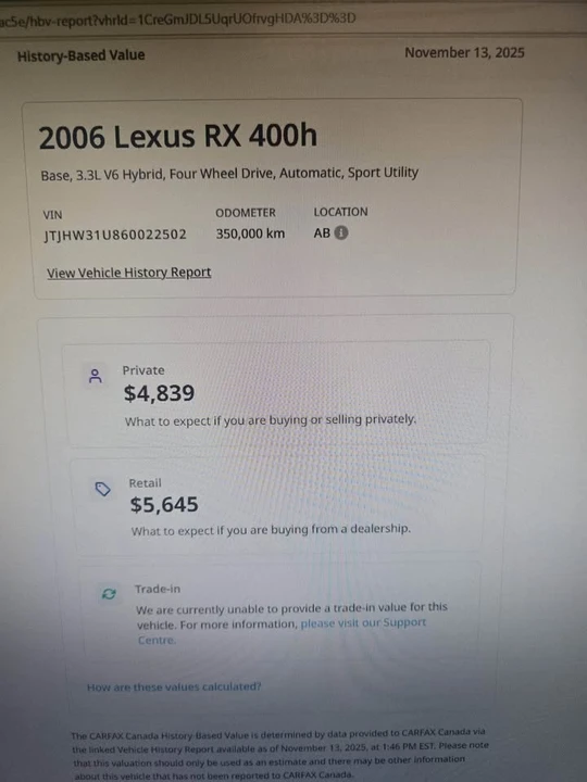 2006 Lexus RX 2nd Gen - Image 10 of 10