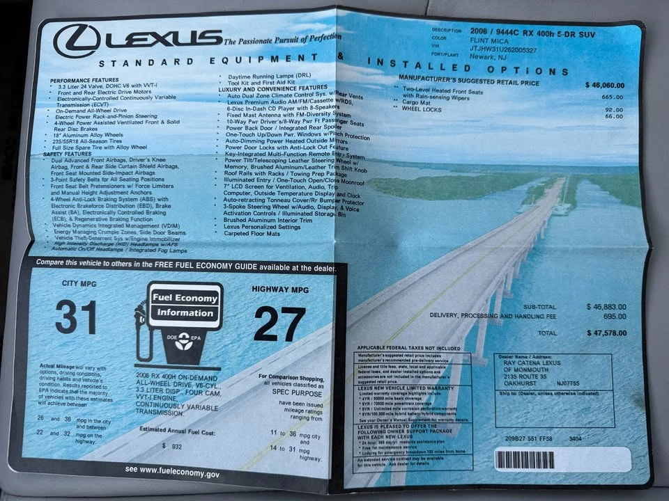 2006 Lexus RX 2nd Gen - Image 20 of 20