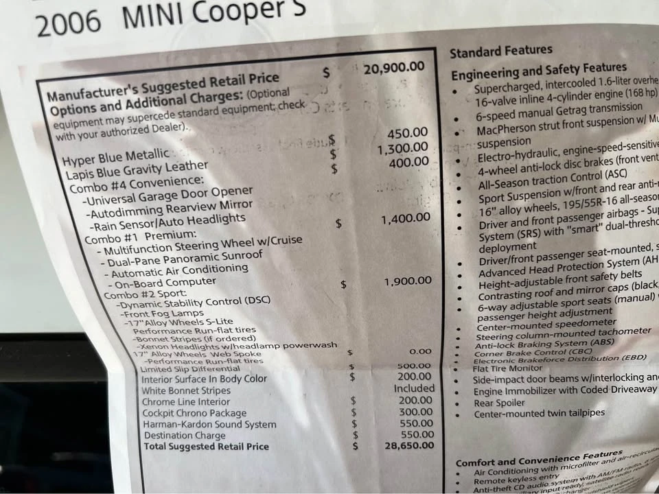 2006 Mini Mini Cooper S 1st Gen - Image 7 of 7