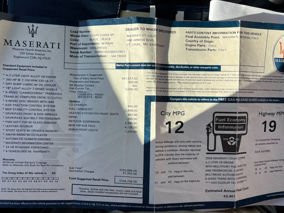 2006 Maserati Coupe - Image 7 of 21