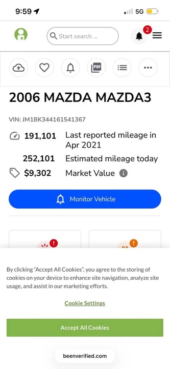 2006 Mazda Lantis - Image 3 of 3