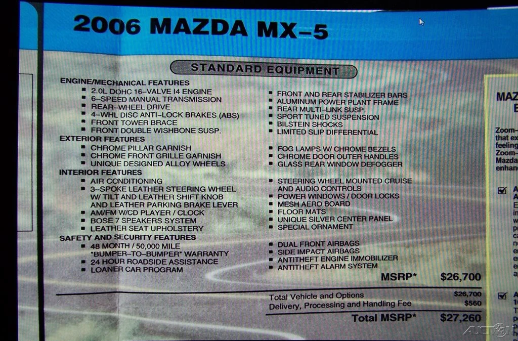 2006 Mazda NC MX-5 Miata - Image 13 of 21