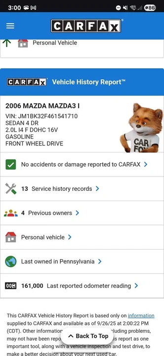 2006 Mazda Mazda 3 1st Gen - Image 20 of 20