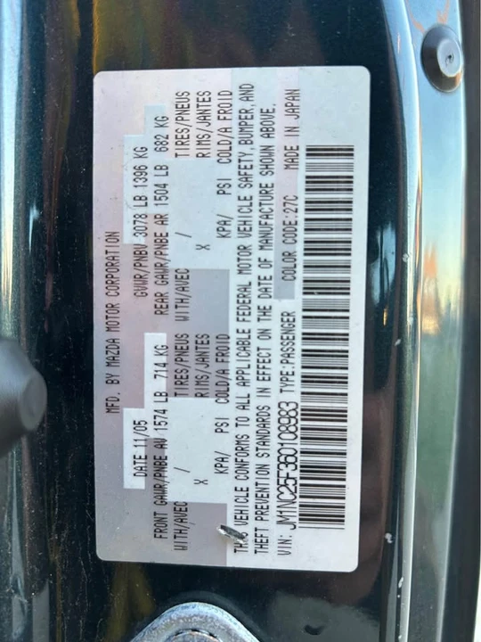 2006 Mazda NC MX-5 Miata - Image 5 of 16