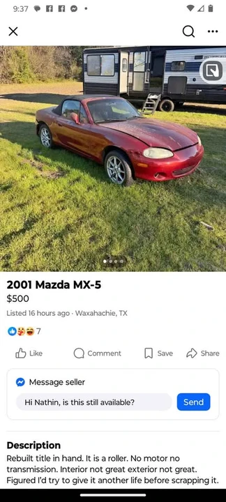 2006 Mazda NC MX-5 Miata - Image 4 of 5