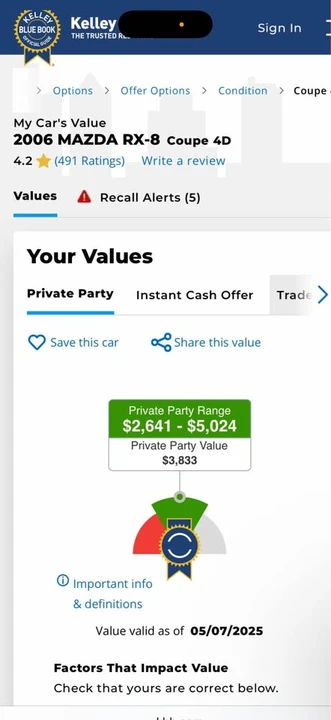 2006 Mazda RX-8 1st Gen - Image 11 of 11