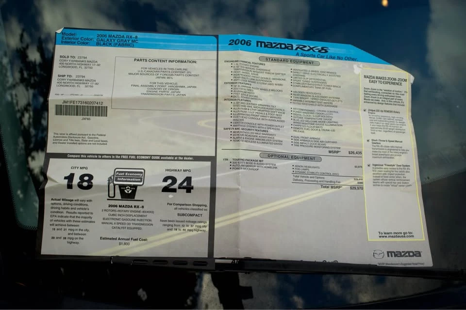 2006 Mazda RX-8 1st Gen - Image 8 of 13
