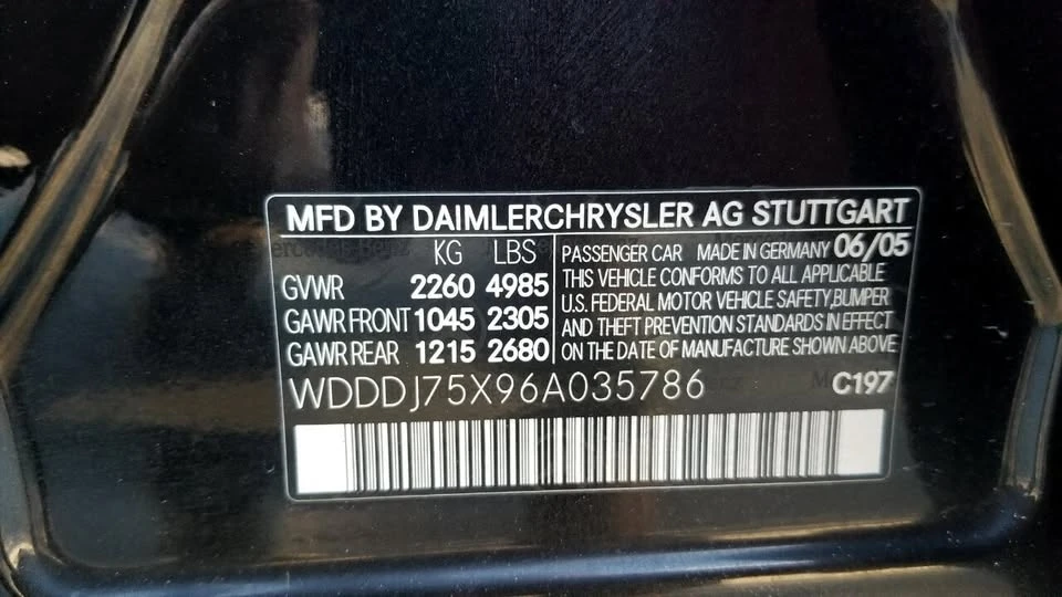 2006 Mercedes-Benz C219 CLS-Class - Image 8 of 20