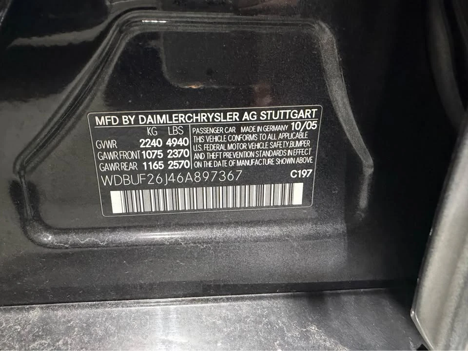 2006 Mercedes-Benz W211 E-Class - Image 10 of 10