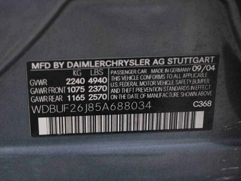 2006 Mercedes-Benz W211 E-Class - Image 12 of 12
