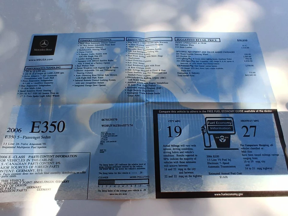 2006 Mercedes-Benz W211 E-Class - Image 22 of 22