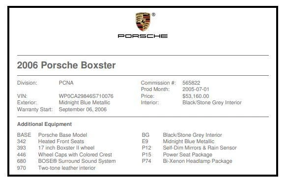 2006 Porsche 987 Boxster - Image 15 of 16
