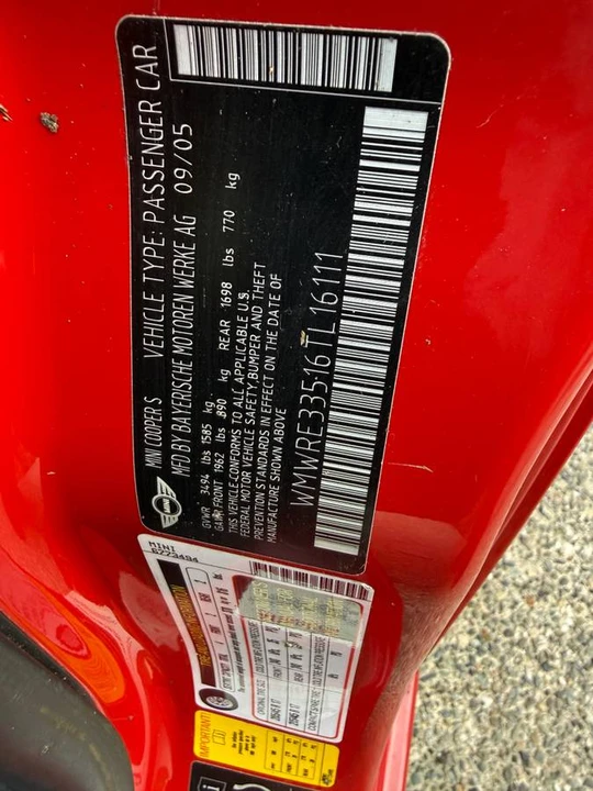 2006 Mini Mini John Cooper Works 1st Gen - Image 12 of 22