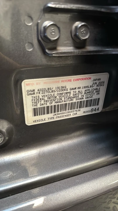 2006 Mitsubishi Lancer Evolution IX 8th Gen - Image 15 of 17