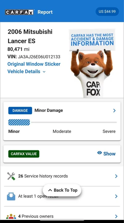 2006 Mitsubishi Lancer 8th Gen - Image 15 of 19