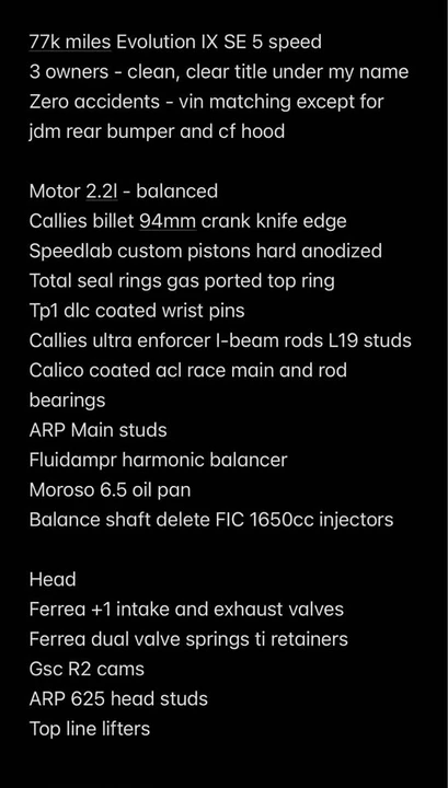 2006 Mitsubishi Lancer Evolution IX 8th Gen - Image 13 of 14