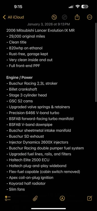 2006 Mitsubishi Lancer Evolution IX 8th Gen - Image 10 of 14