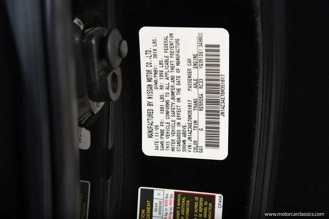 2006 Nissan 350Z 5th Gen - Image 24 of 31