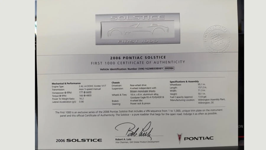 2006 Pontiac Solstice - Image 16 of 16
