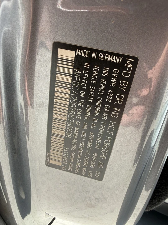 2006 Porsche 997 Carrera - Image 14 of 16