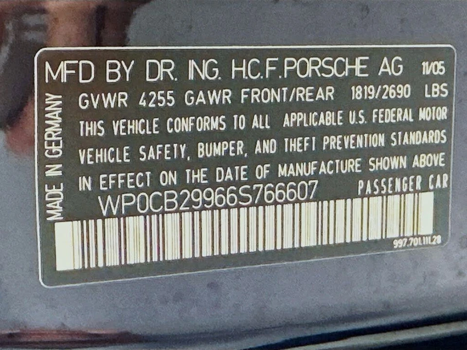2006 Porsche 997 Carrera 4S - Image 18 of 26