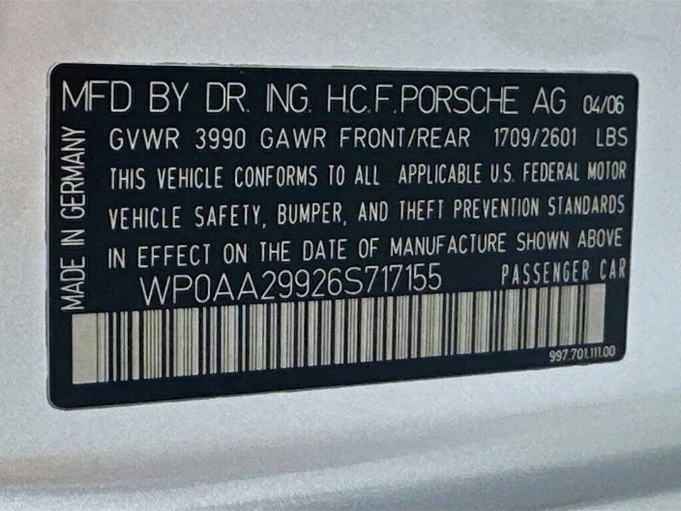2006 Porsche 997 Carrera - Image 18 of 18