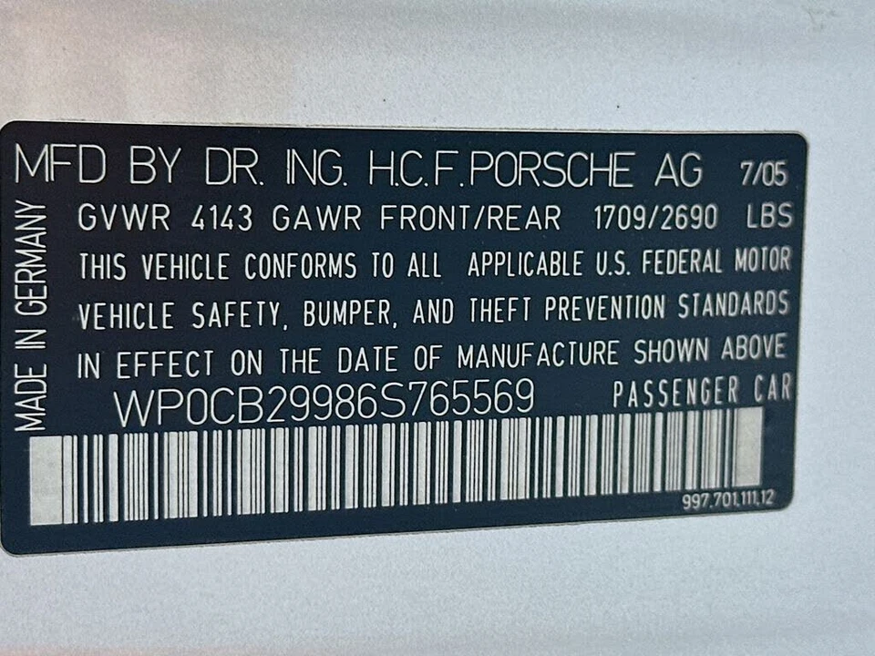 2006 Porsche 997 Carrera S - Image 15 of 27