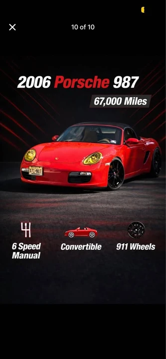 2006 Porsche 987 Boxster - Image 9 of 9