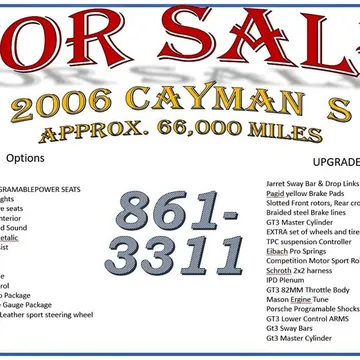 2006 Porsche Cayman S