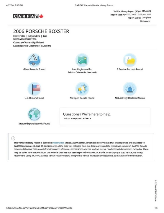 2006 Porsche 987 Boxster - Image 11 of 15