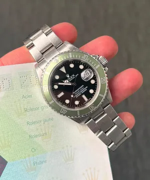 2006 Rolex Submariner Kermit Watch Ref. 166610LV with Warranty Papers