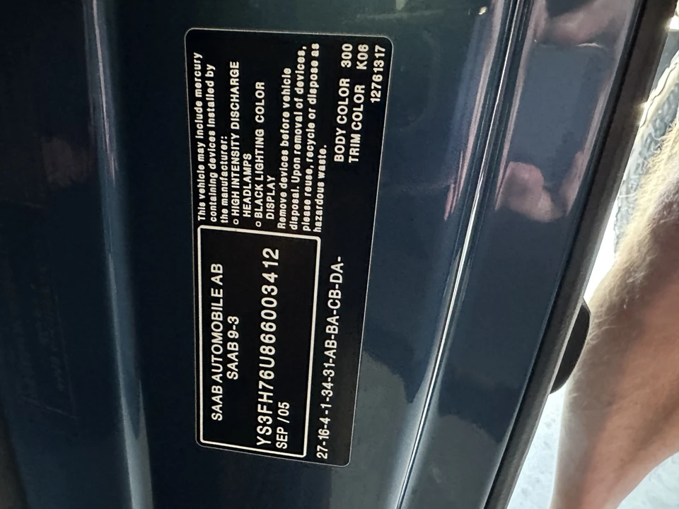 2006 Saab 9-3 2nd Gen - Image 17 of 17