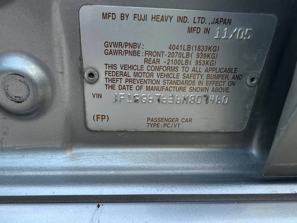 2006 Subaru Impreza 2nd Gen - Image 12 of 15