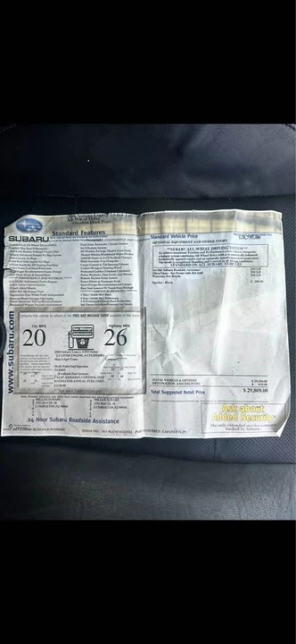 2006 Subaru Legacy 4th Gen - Image 7 of 7