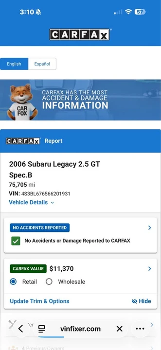 2006 Subaru Legacy 4th Gen - Image 16 of 19